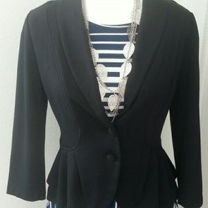 Unique black blazer